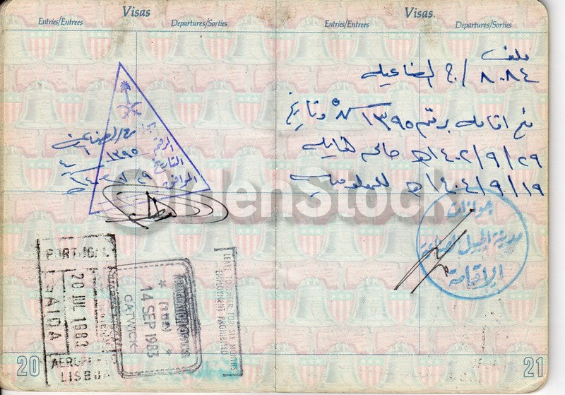 WWII Bronze Star Purple Heart War Hero Cancelled Cold War Passport Travel Docs