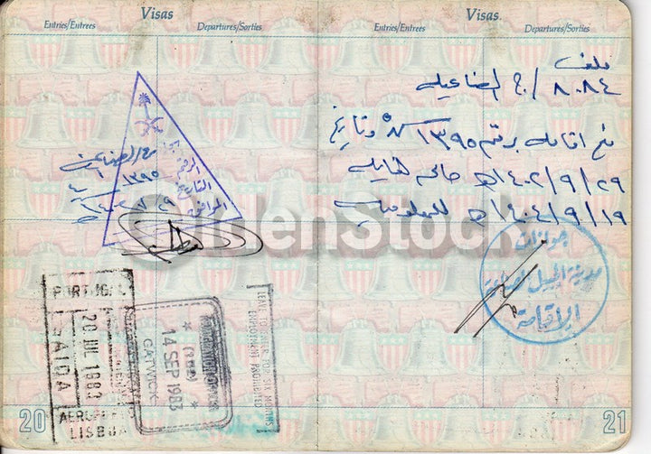 WWII Bronze Star Purple Heart War Hero Cancelled Cold War Passport Travel Docs