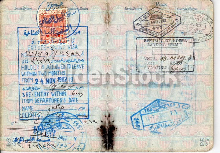 WWII Bronze Star Purple Heart War Hero Cancelled Cold War Passport Travel Docs