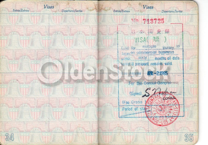 WWII Bronze Star Purple Heart War Hero Cancelled Cold War Passport Travel Docs
