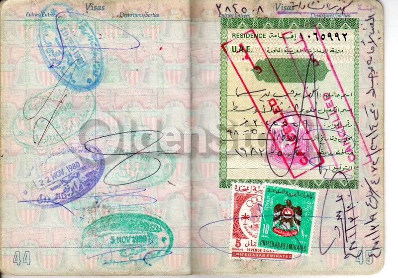 WWII Bronze Star Purple Heart War Hero Cancelled Cold War Passport Travel Docs