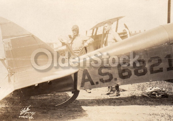 WWI West Point Cadet Pilots Airco DH4 & Burnelli RB-1 Antique Snapshot Photos