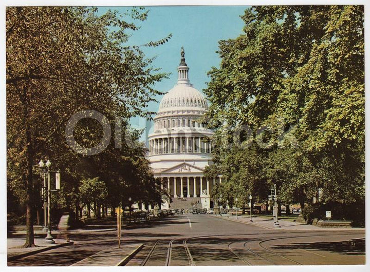 US Capitol Building Washington DC Vintage 1950s Jumbo Postcard