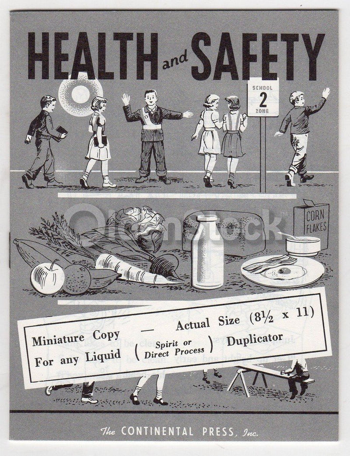 Health & Safety #2 Vintage 1950s Educational Art Salesman Samples Booklet