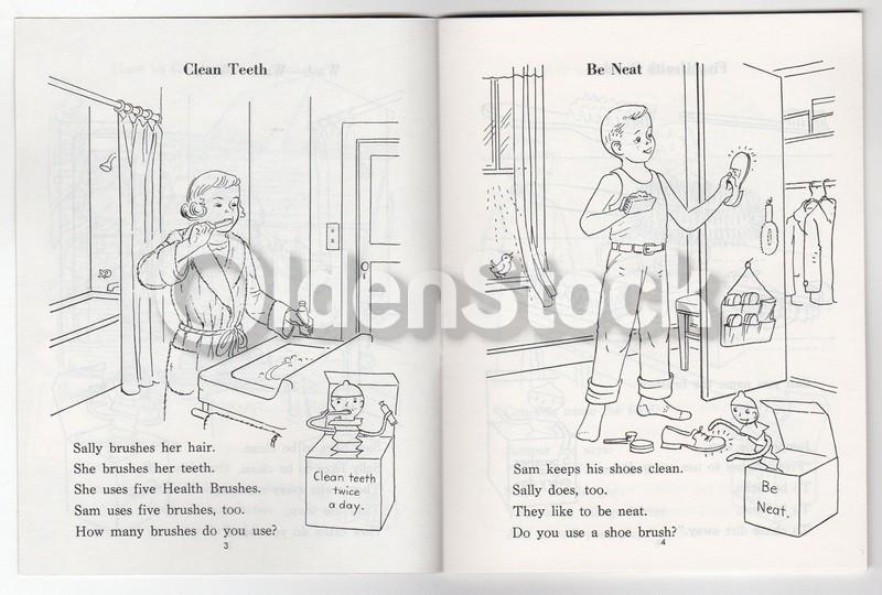Health & Safety #2 Vintage 1950s Educational Art Salesman Samples Booklet