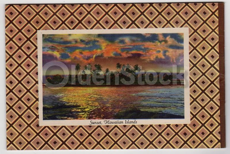 Hawaii National Sights Vintage 1940s Graphic Illustrated Travel Booklet