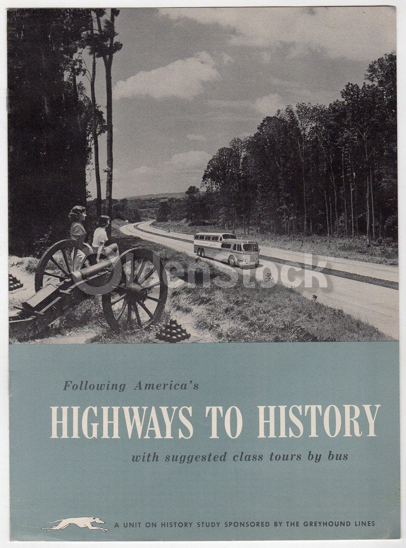 Greyhound Bus Lines History Tours Vintage Advertising Booklet