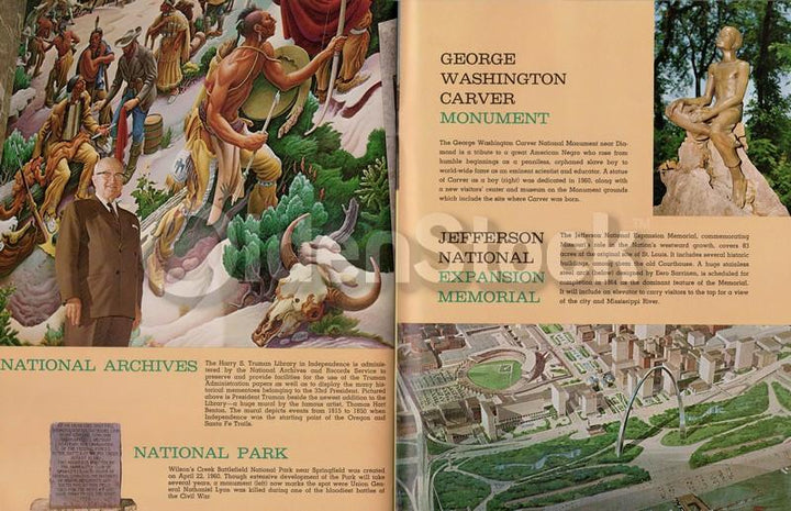 Missouri Show Me Vacationland Vintage Graphic Advertising Travel Magazine